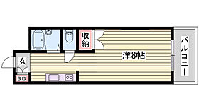 ジュネス船橋  ｜ 兵庫県姫路市船橋町2丁目（賃貸マンション1K・5階・24.40㎡） その2