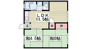 ファミーユ金澤  ｜ 兵庫県神崎郡福崎町福田（賃貸アパート2LDK・1階・42.60㎡） その2