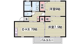 きん・こん・館　Ａ  ｜ 兵庫県たつの市神岡町大住寺（賃貸アパート2LDK・2階・51.40㎡） その2