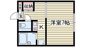 レオパレスラ・セーヌ 201 ｜ 兵庫県姫路市御国野町御着1005-1（賃貸アパート1K・2階・19.87㎡） その2