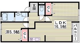 パストラル蒲田Ａ  ｜ 兵庫県姫路市広畑区蒲田3丁目（賃貸アパート1LDK・2階・51.54㎡） その2