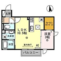 Ｖｉｌｌａ正門通　Ａ棟  ｜ 兵庫県姫路市広畑区正門通2丁目（賃貸アパート1LDK・1階・34.76㎡） その2