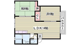 ニューハイツ美津野B  ｜ 兵庫県揖保郡太子町東保（賃貸アパート2LDK・2階・52.69㎡） その2