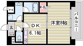 メゾンハピネスII  ｜ 兵庫県姫路市北今宿2丁目（賃貸マンション1DK・1階・35.34㎡） その2