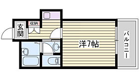 イーストアヴェニュー  ｜ 兵庫県姫路市三左衛門堀東の町（賃貸マンション1K・5階・22.82㎡） その2