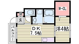 クローバーパル  ｜ 兵庫県たつの市龍野町堂本（賃貸アパート1DK・1階・31.00㎡） その2