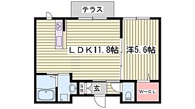 シャーメゾン南車崎  ｜ 兵庫県姫路市南車崎1丁目（賃貸アパート1LDK・1階・40.56㎡） その2