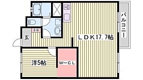 ビラ土山  ｜ 兵庫県姫路市土山5丁目（賃貸マンション1LDK・3階・57.81㎡） その2