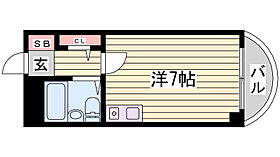 カルム白鷺  ｜ 兵庫県姫路市忍町（賃貸マンション1R・4階・17.00㎡） その2