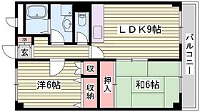 ジョイタウン北条  ｜ 兵庫県姫路市北条宮の町（賃貸マンション2LDK・2階・53.71㎡） その2