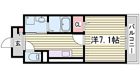 コージーコート  ｜ 兵庫県三木市平田（賃貸マンション1K・3階・26.64㎡） その2