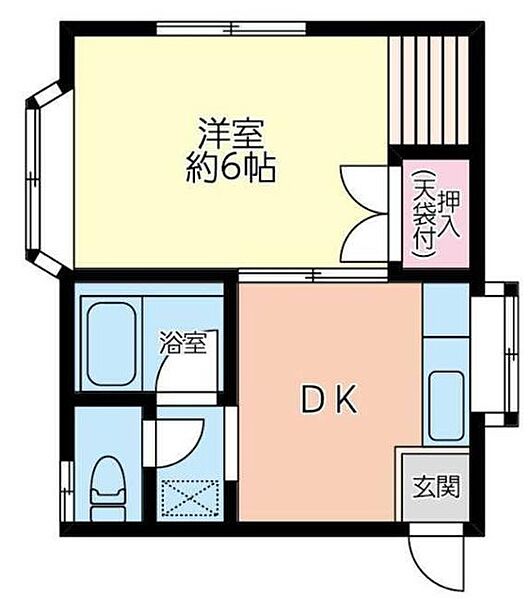 神奈川県相模原市南区西大沼2丁目(賃貸マンション1DK・2階・25.94㎡)の写真 その2