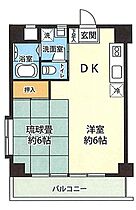 神奈川県相模原市南区東林間4丁目（賃貸マンション1LDK・2階・35.36㎡） その2