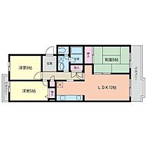 神奈川県相模原市南区若松6丁目（賃貸マンション3LDK・3階・63.03㎡） その2