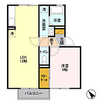 東京都町田市常盤町（賃貸アパート1LDK・2階・43.86㎡） その2