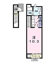 神奈川県大和市南林間5丁目（賃貸アパート1R・2階・35.62㎡） その2