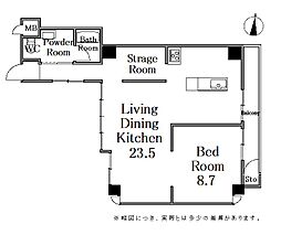 間取図画像 1LDK