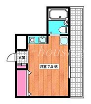 東京都国分寺市本多２丁目（賃貸マンション1R・2階・19.37㎡） その2