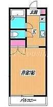 東京都武蔵野市中町２丁目（賃貸アパート1K・2階・22.26㎡） その2