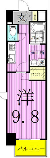ロイヤルグレース道 501｜千葉県松戸市松戸(賃貸マンション1K・5階・34.32㎡)の写真 その2