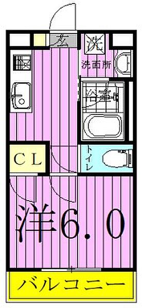 Crest　Mabashi 402｜千葉県松戸市馬橋(賃貸マンション1K・4階・25.10㎡)の写真 その2