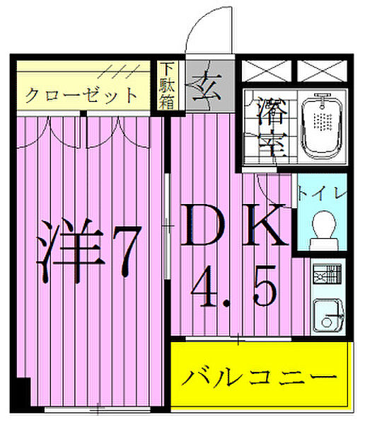 リバーサイド松戸 602｜千葉県松戸市根本(賃貸マンション1K・6階・25.86㎡)の写真 その2