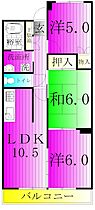 イーストコートSK 205 ｜ 千葉県松戸市栄町６丁目445（賃貸マンション3LDK・3階・58.45㎡） その2