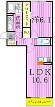 ライフマンションB 205 ｜ 千葉県鎌ケ谷市東道野辺１丁目8-30-6（賃貸アパート1LDK・2階・42.63㎡） その2