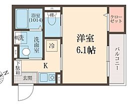 メグリオ新松戸II 303 ｜ 千葉県松戸市新松戸３丁目206-3（賃貸アパート1K・3階・21.77㎡） その2