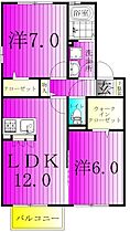 サニーハウスB棟 203 ｜ 千葉県鎌ケ谷市東道野辺２丁目4-15（賃貸アパート2LDK・2階・59.58㎡） その2