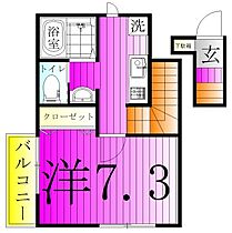 リビオンY松戸 201 ｜ 千葉県松戸市小山310-2（賃貸アパート1K・2階・27.26㎡） その2