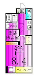 SKビル拾四番館 1Kの間取図画像