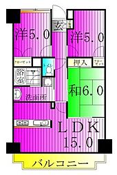 INSURANCEBLDG.13 3LDKの間取図画像