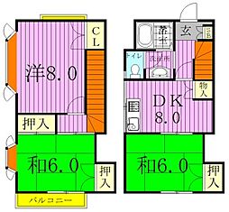 グリーンハイツ岡田II号棟 2階