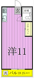 シャトレトーワ ワンルームの間取図画像