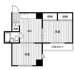 ジュネパレス新松戸第7 4階/402