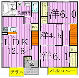 コリーヌ A棟 2階