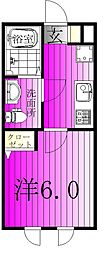 KEIAI RESIDENCE 松戸 1Kの間取図画像