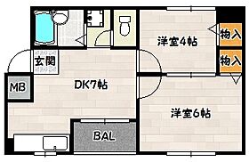 兵庫県神戸市兵庫区湊町３丁目（賃貸マンション2DK・3階・36.50㎡） その2