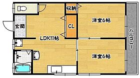 ハイツオーロラ  ｜ 兵庫県神戸市長田区長田天神町１丁目（賃貸アパート2LDK・2階・45.00㎡） その2