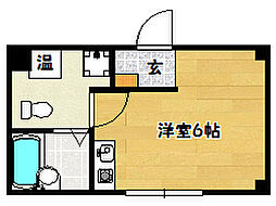 冨士ビル ワンルームの間取図画像