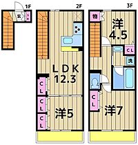 エルスタンザ綾瀬DEUX 203 ｜ 東京都足立区綾瀬１丁目（賃貸マンション3LDK・3階・74.00㎡） その2