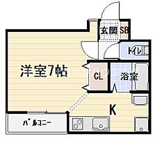 ビューロイヤル  ｜ 大阪府守口市祝町（賃貸マンション1K・2階・26.00㎡） その2