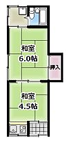 大阪府四條畷市江瀬美町（賃貸アパート2K・2階・23.20㎡） その2