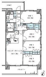 サンクレイドル堀切四季のみち 4LDKの間取図画像