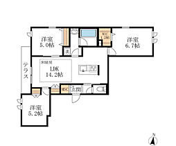 へーベルメゾンユーゲントリヒト 3LDKの間取図画像