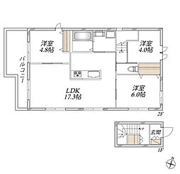 ヘーベルメゾングラン ヴィラ 3LDKの間取図画像