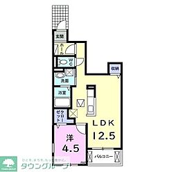 レイナ・アネーロ 1LDKの間取図画像