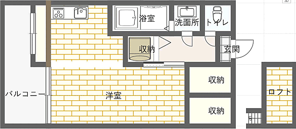 ソフィア高宮Ｂ館 805｜福岡県福岡市南区高宮５丁目(賃貸マンション1R・8階・24.19㎡)の写真 その2