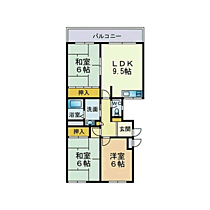 アーバンハイツ那珂川 405 ｜ 福岡県那珂川市五郎丸２丁目（賃貸マンション3LDK・4階・65.30㎡） その2